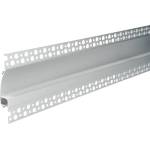 OPTONICA АЛУМИНИЕВ ПРОФИЛ ЗА ЛЕД ЛЕНТА СРЕБРИСТО ТЯЛО/БЯЛ КАПАК L=2m 98x19mm (5128)