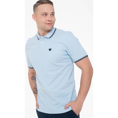 Wrangler tričko polo shirt DREAM BLUE
