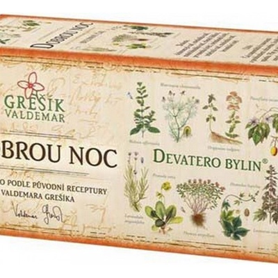 Grešík čaj Dobrou noc čaj 20 x 1 g