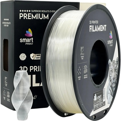 Smart Print FG-S96-E1, 3D филамент, PLA Silk, 1, 75mm, 1000g, Прозрачен (Transparent) (FG-S96-E1)