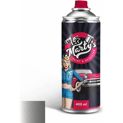 Marty's Autolak ve spreji Mercedes 9744 Brillantsilber 400ml