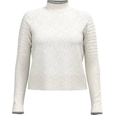 Smartwool Дамски вълнен пуловер Smartwool Women's Edgewood Mock Neck Sweater Merino jumper - Natural Donegal - размер XL (105-6161-0115)