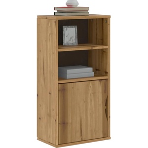 vidaXL Страничен шкаф ODDA 40x24x79 cm масивна дървесина бор (4103595)