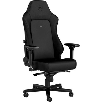 Noblechairs Геймърски стол noblechairs HERO Black Edition, хибридна еко кожа, алуминиева база, 4D подлакътници, до 150 кг, черен