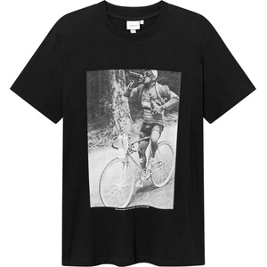 DEDICATED Мъжка тениска DEDICATED T-Shirt Stockholm Beer Biker T-shirt - Black - размер XXL (216-6672-0116)