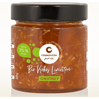 Cosmoveda Cocos Lime Chutney čatní s kokosom a limetkou Bio 225 g