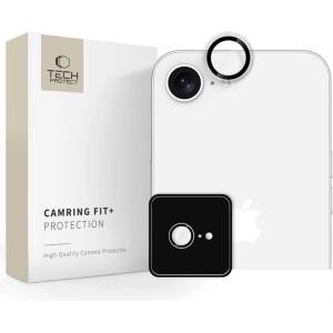 Tech-Protect Протектор за Камерата на iPhone 17e/ 16e, Tech-Protect CamRing Fit Glass, Прозрачен (5906302360154)
