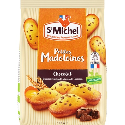 St Michel Mini Madlenky s kúskami čokolády 175 g