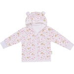 Bio Baby Памучно палтенце с ушички Bio Baby - 74 cm, 6-9 месеца, розово-кафяво (97220303) - baby