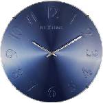 NeXtime Стенен часовник Elegant Dome син (3236BL)