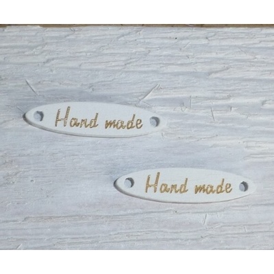 Pro Háčkování Hand made, elipsa bílý