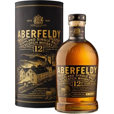 Aberfeldy 12 YO - малцово шотландско уиски 700ml