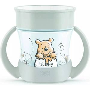 Nuk Тренировъчна чаша NUK First Choice - Mini Magic Cup, 160 ml, 6 м+, Мечо Пух (10255712)