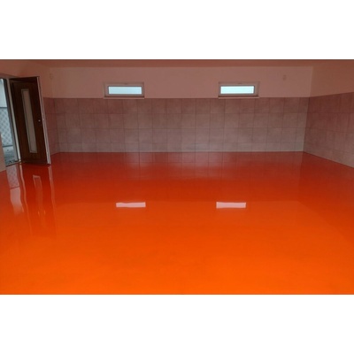 Polyuretanová litá stěrka ROKOFLOOR® PU 420 QS RAL 2008 Světlečervená oranžová 25KG set