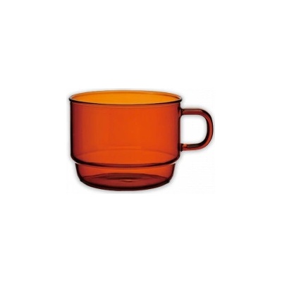 Hario Colors Stack Mug Cup sklenička Amber 300 ml