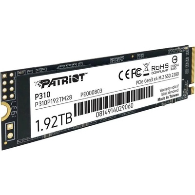 Patriot P310 1.92TB M.2 PCIe (P310P192TM28)