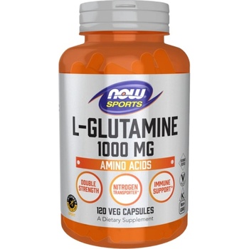 Image 1 of NOW L-Glutamine 1000 mg [120 капсули]