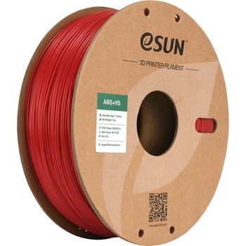 eSUN ABS+HS Fire Engine Red - 1, 75 mm / 1000 g (ABS+HS175O-FR1P1)