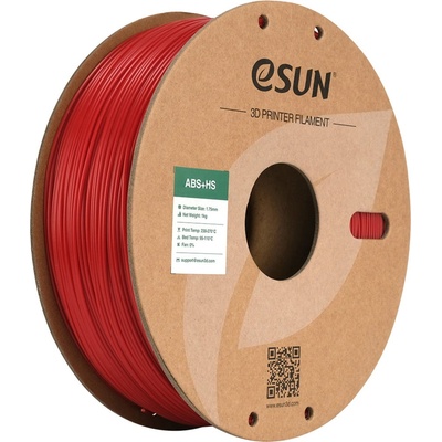 eSUN ABS+HS Fire Engine Red - 1, 75 mm / 1000 g (ABS+HS175O-FR1P1)