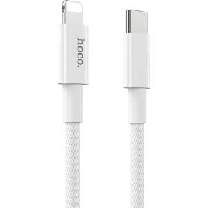 hoco. iPhone 14 Pro / 14 Plus / 14 HOCO X56 кабел за данни Type-C - Lightning, 100cm, FEHÉR X56_LIGHTNING_W (X56_LIGHTNING_W)