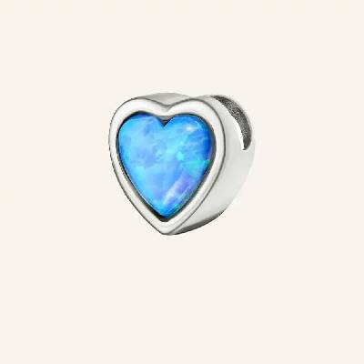 SilveAmo Stříbrný přívěsek Ocean Heart PK2OPG1185