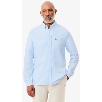 Image 1 of Lacoste Button Down Oxford Shirt - Blue F6Z