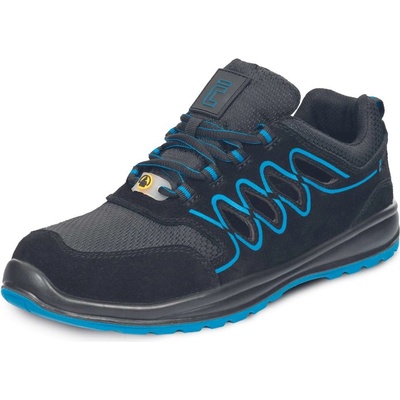Cerva Raven Sporty S1P ESD SR Sandále čierna/royal