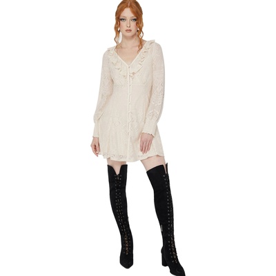 KILLSTAR дамска рокля KILLSTAR - Cybele - Ivory - KSRA003258