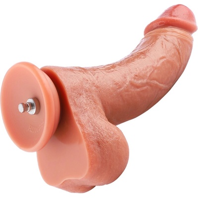 HiSmith Dual Density Silicone Curved Dildo with Veins KlicLok 9.1"