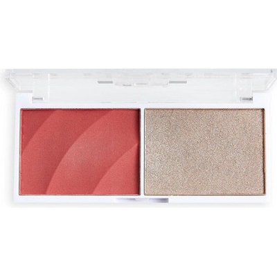 Revolution Relove Colour Play Blushed Duo Blush & Highlighter Kindness 5,8 g