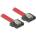 Delock Кабел Delock SATA FLEXI 6 Gb/s, 10 см, червен метал
