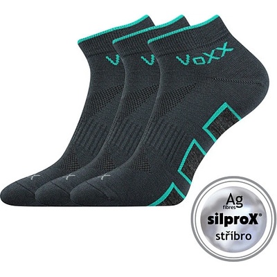 Voxx Kotníčkové ponožky Dukaton tmavě šedá