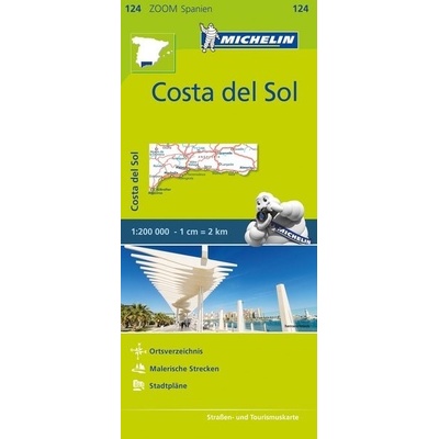 Španělsko: Costa del Sol a Gibraltar (č. 124) mapa