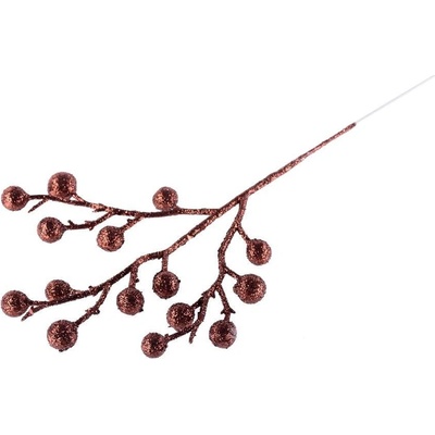 Magic Home Vetvička Gliberries.Choco hnedá 25 cm bal. 12 ks