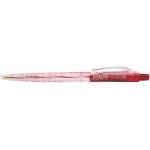FlexOffice Химикалка, 0, 25 мм, с бутон, FLEXOFFICE "Jonat", червена FO-017RED (FO-017RED)