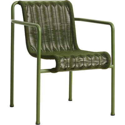 HAY Zahradní židle Palissade Cord Dining Armchair, Olive