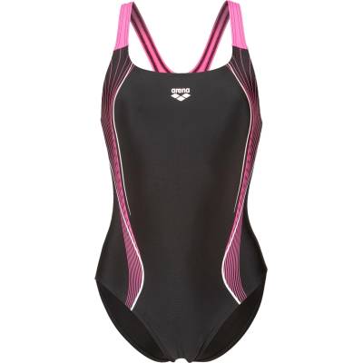 arena Дамски бански костюм Arena Women's Swimsuit Control Pro Back B Swimsuit - Black / Shocking Pink - размер 34 (EU) (150-5862-0211)