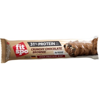 Image 1 of FIT SPO Crunchy | Protein Bar [60 грама] Шоколадово брауни