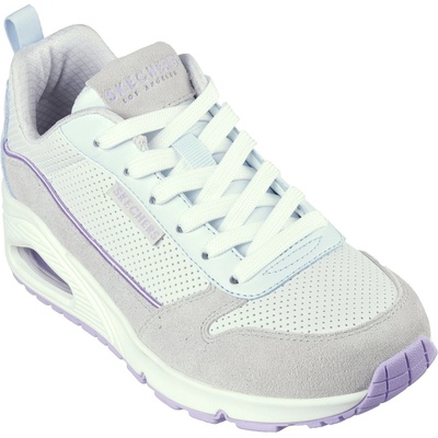 Skechers Маратонки Skechers Women's Suede Classic Low-Top Trainers - Grey/Light Blue