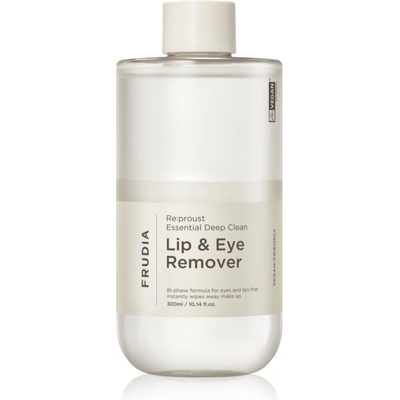 FRUDIA Re: proust Essential Deep Clean двуфазен лосион за грим за чувствителна кожа на лицето 300ml