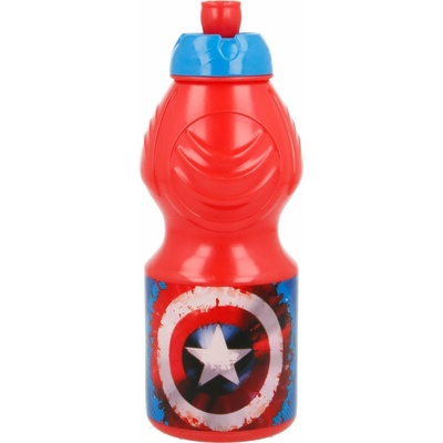 STOR Fľaša na pitie Kapitán Amerika 400 ml