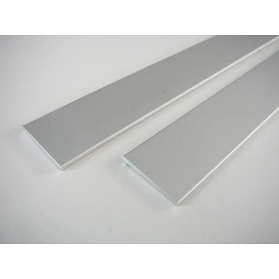 LED profil plochý ELOX 15x2 a 25x2 mm - 25 plochý -1m ELOX 25x2mm TL-09505