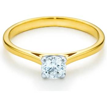 Image 1 of SAVICKI Годежен пръстен Solitaire: два цвята злато. диамант