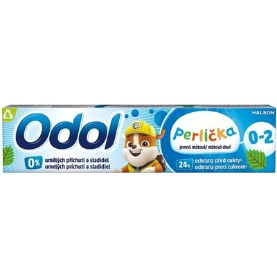 Odol Perlička jemná mätová chuť s fluoridom 50 ml