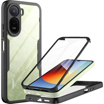 Techsuit Калъф за Xiaomi Redmi A7 Pro 4G - ColorVerse 360 Series + протектор - Techsuit - Черен
