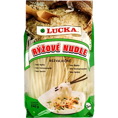 Lucka Nudle rýžové 3mm 240 g – Zboží Mobilmania