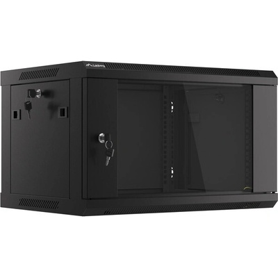 Lanberg Комуникационен шкаф за стена Lanberg 19 6U (600x450), Черен | WF01-6406-10B (WF01-6406-10B)