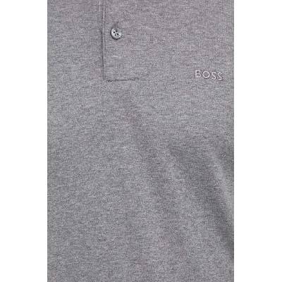 HUGO BOSS тениска тип пулове с яка мъжка от памук Pado 30 (50468392)