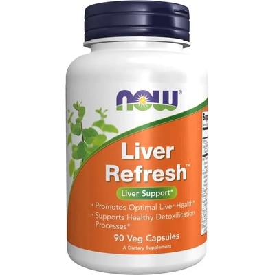 NOW Liver Refresh, 90 растителни капсули, Now
