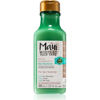 Maui Moisture Colour Protection + Sea Minerals озаряващ и подсилващ балсам за боядисана коса с минерали 385ml